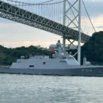 TCG Kınalıada in Japan as part of the 2024 Far East deployment.