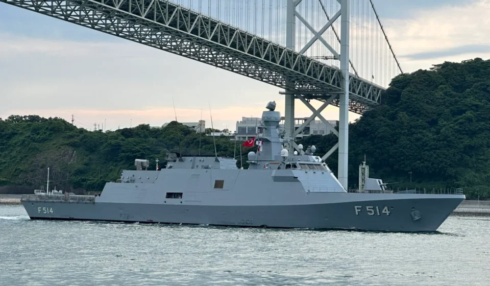 Türkiye Expands Its Presence in the Far East Military Shipbuilding Market TCG Kınalıada in Japan as part of the 2024 Far East deployment.